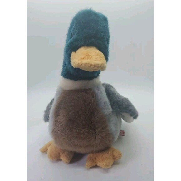 Jake Mallard Duck Plush TY Beanie Buddy & Ty Beanie 1998 Retired Vintage - Picture 5 of 16